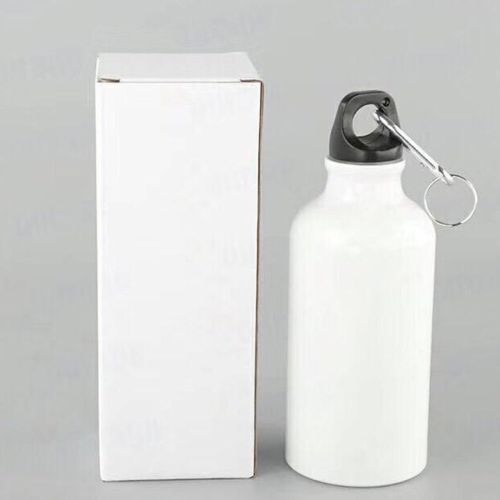 Aluminum White Sublimation Sipper Bottle