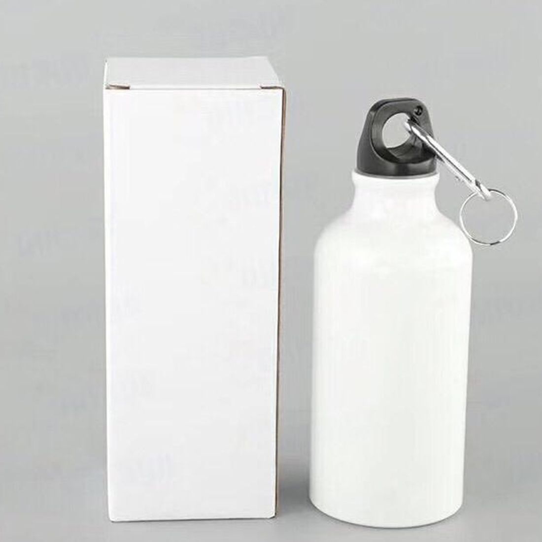 Aluminum White Sublimation Sipper Bottle