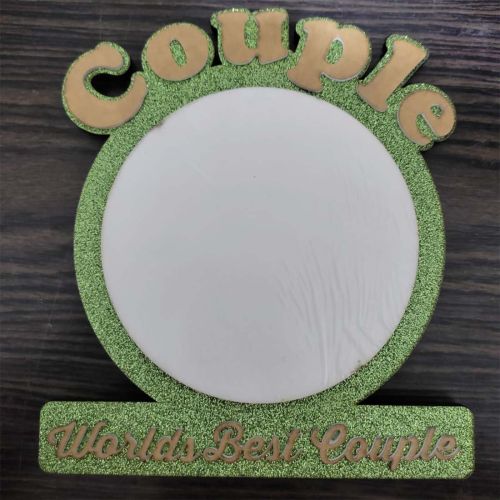 Sublimation Glitter Photo Frame
