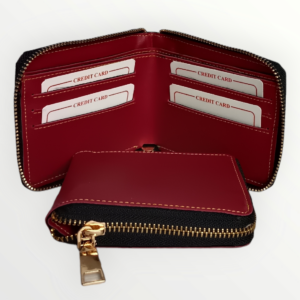 Men’s – Unisex Wallet (Red_Wine)