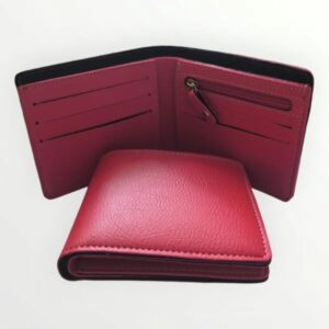Men’s – Wallet Nexon Series Leather (Red/Wine)