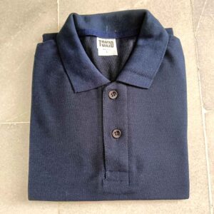 Navy-Blue Spun Matty Polo T-shirt  – 36 / S Size (200 GSM)