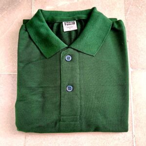 Olive Green Spun Matty Polo T-shirt – 42 / XL Size (200 GSM)