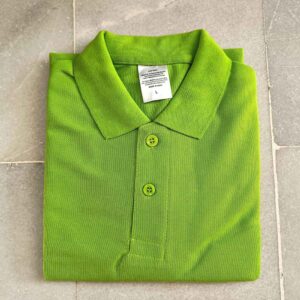 Parron-Green Spun Matty Polo T-shirt – 36 / S Size (200 GSM)