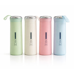 Nice Inner Glass Vacuum Flask Set  (4 Pastel Colors) - E12